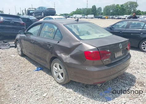 2012 Volkswagen Jetta 2.0L Tdi из США, поврежденный, VIN 3VWLL7AJ3CM349740